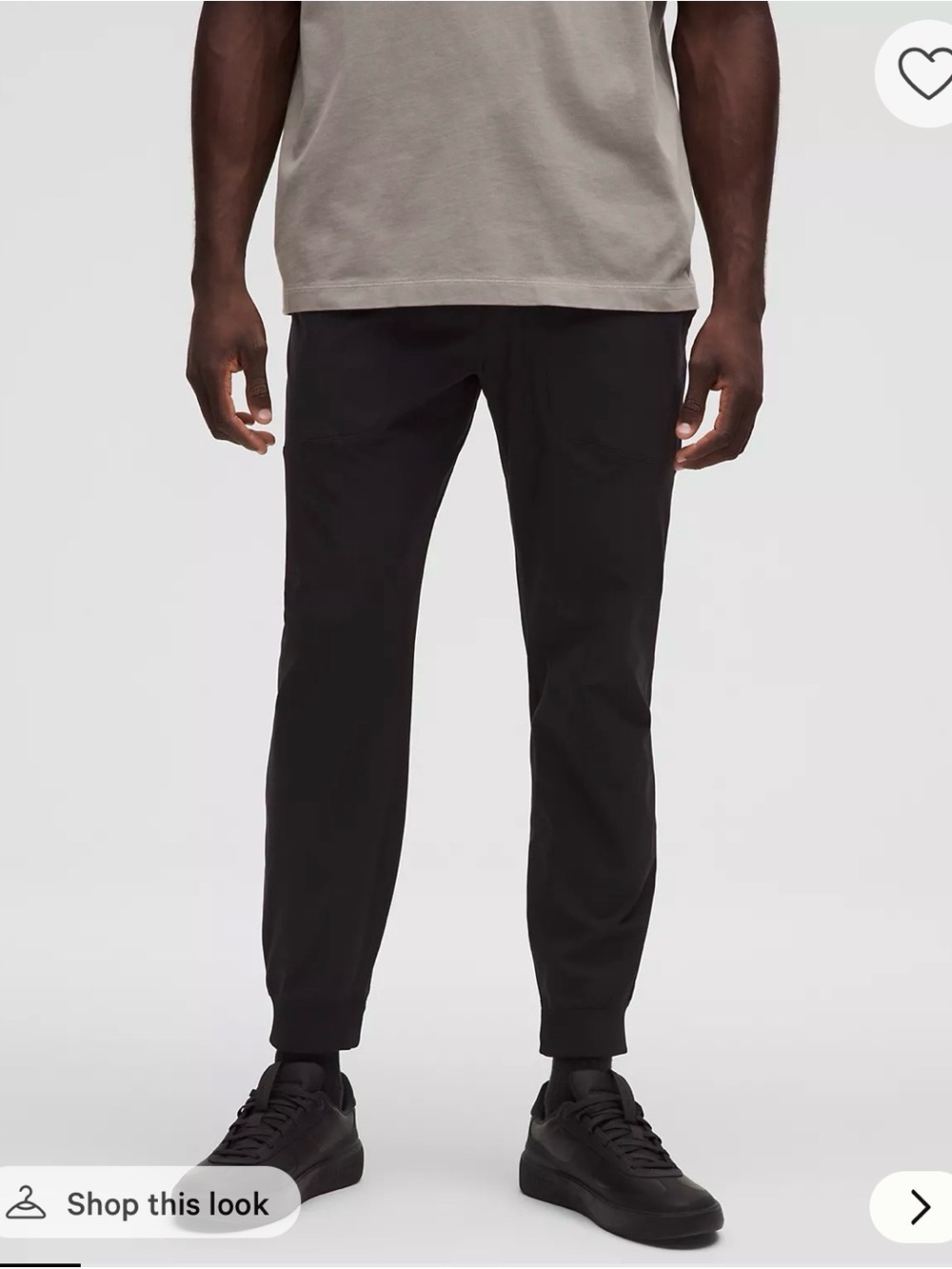 Lululemon ABC Warpstreme Jogger Black Men’s Size M Athletic Pants